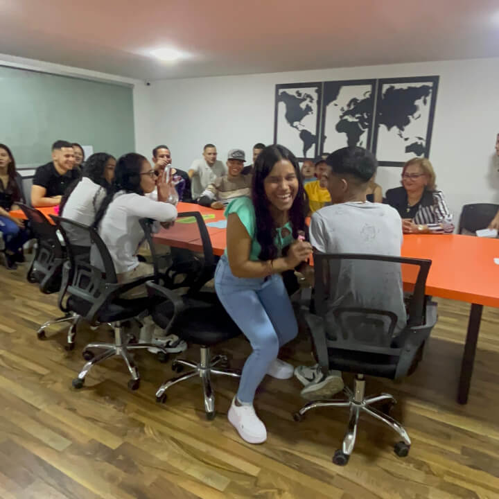 Actividad de integración en Bogotá
