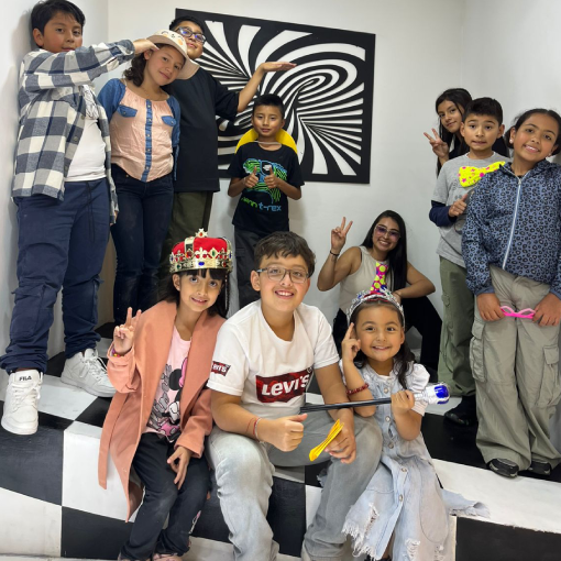 Fiesta de cumpleaños para niños en sala de escape en Bogotá